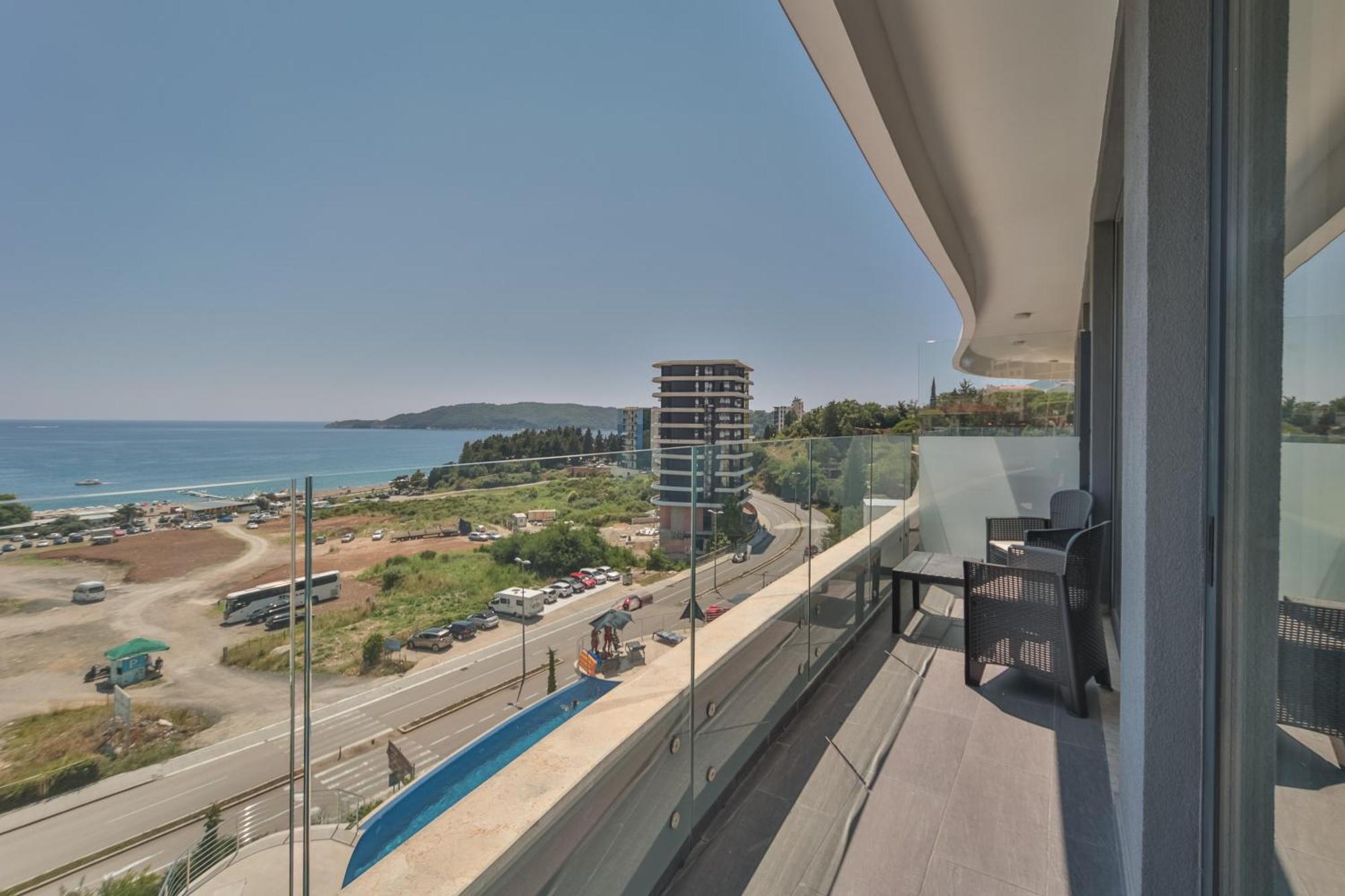 Skyline Vista Daire Bečići Oda fotoğraf